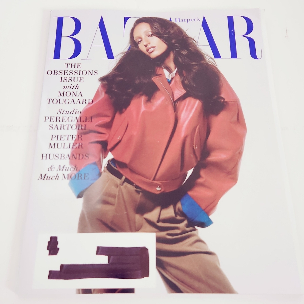 🍭7/$15 Harper's Bazaar Magazine October 2025 Mona Tougaard